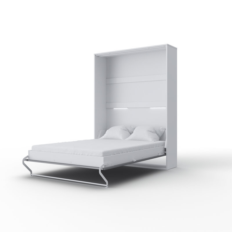 Aubri European Double (140 x 200cm), White/Light Grey, European Kingsize (120 x 200cm)