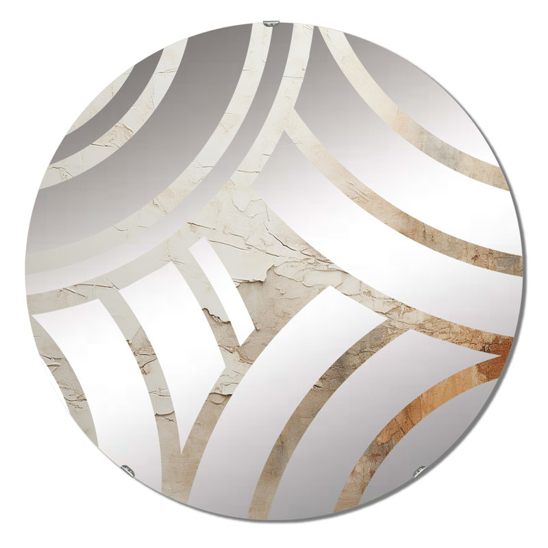 Miroir décoratif Kraker, 23,6 po x 23,6 po