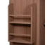 Banc de rempotage en bois de sapin 65 po avec huche, tablettes réglables et support à épices-124945271