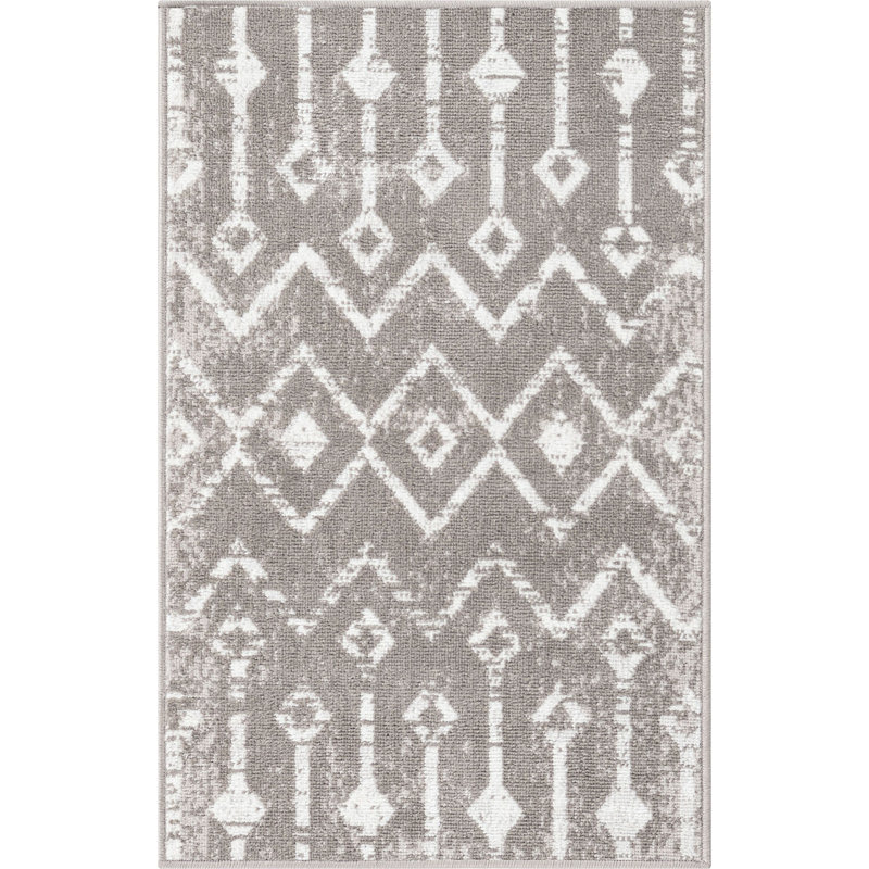 Tapis abstrait en brun, Rectangle 10 pi x 14 pi