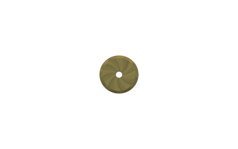 Metal Knob Backplate, Antique Brass