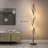 Spiral Modern Floor Lamp with Remote Control-531364659