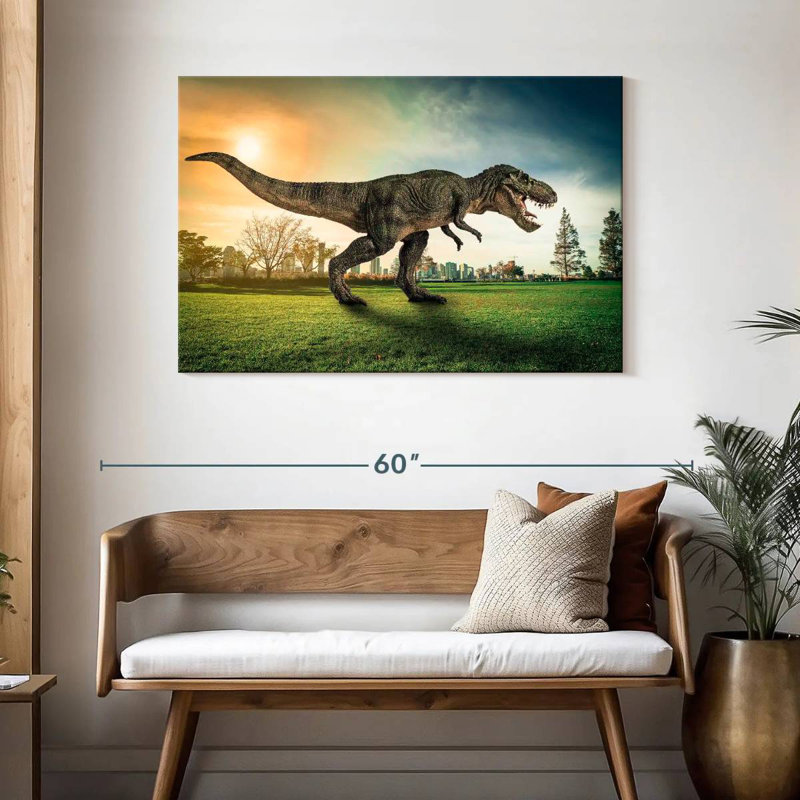 Brampt T Rex dans la ville