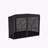 Hexagonal Wood Storage Corner Cabinet with Glass Two-Door-101942118