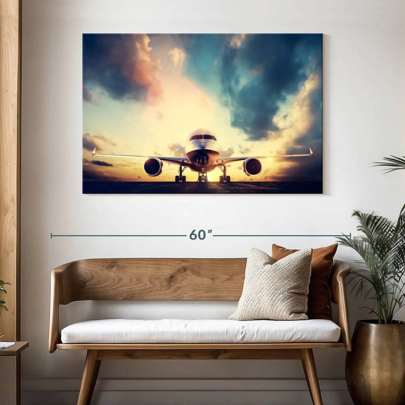 Mehar Grounded Jet, 32" H x 48" W