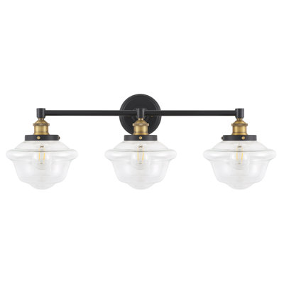 Éclairage de salle de bain 3 lumières à intensité variable Sille