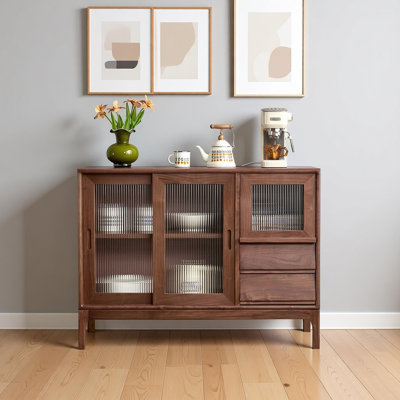Buffet de rangement tout en bois multifonctionnel