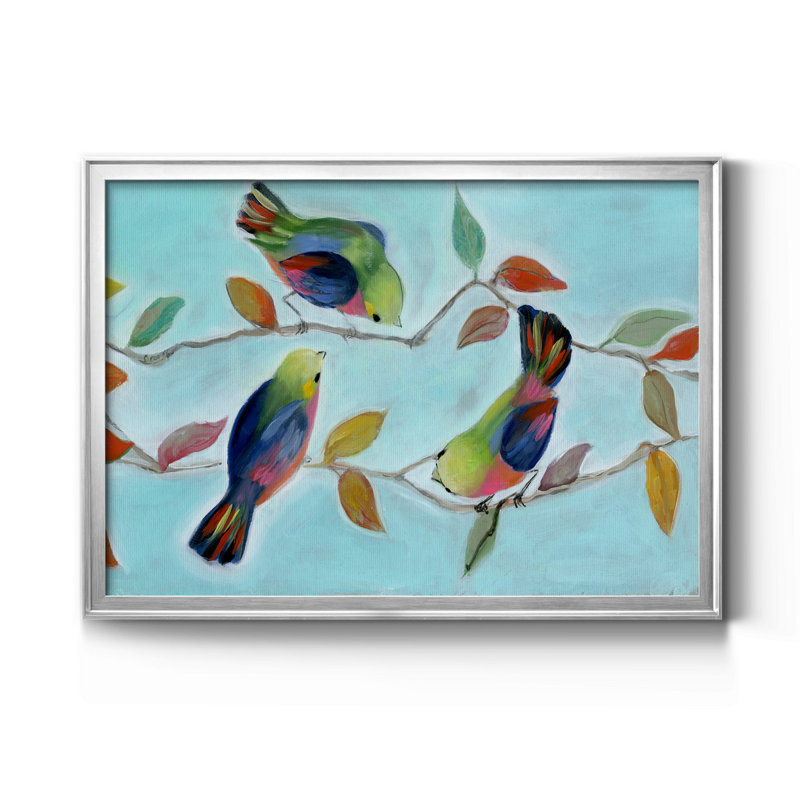 «Open Sky Study II», reproduction d'art sur toile, Argent, H 30,5 po x l 42,5 po x P 1,5 po