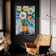«Clicquot Bouquet» par Jeanette Vertentes, art mural en verre acrylique, 12 po x 16 po-1767050739
