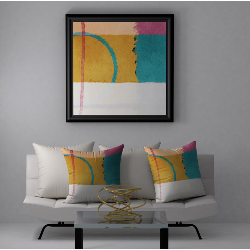 Reversible Throw Pillow, 24" x 24"