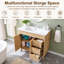 36" Freestanding Bathroom Vanity With Ceramic Sink-1953920461