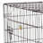 Metal Collapsible Pet Crate with 2 Doors-27708102