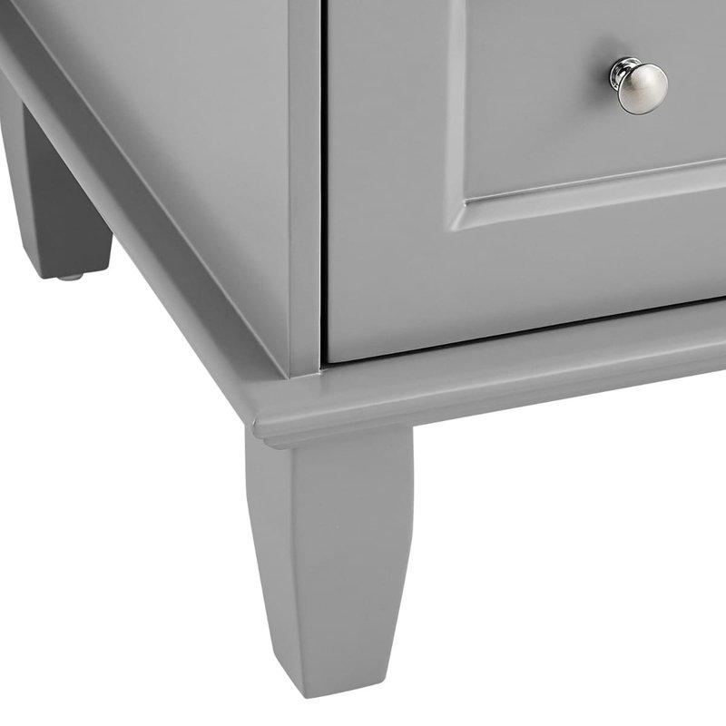 Nora 30" Freestanding Standard Single Bathroom Vanity with Top, Gray