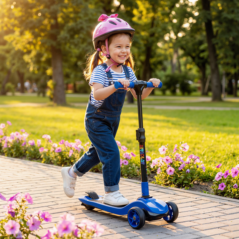 HOMCOM Electric Scooter, Blue
