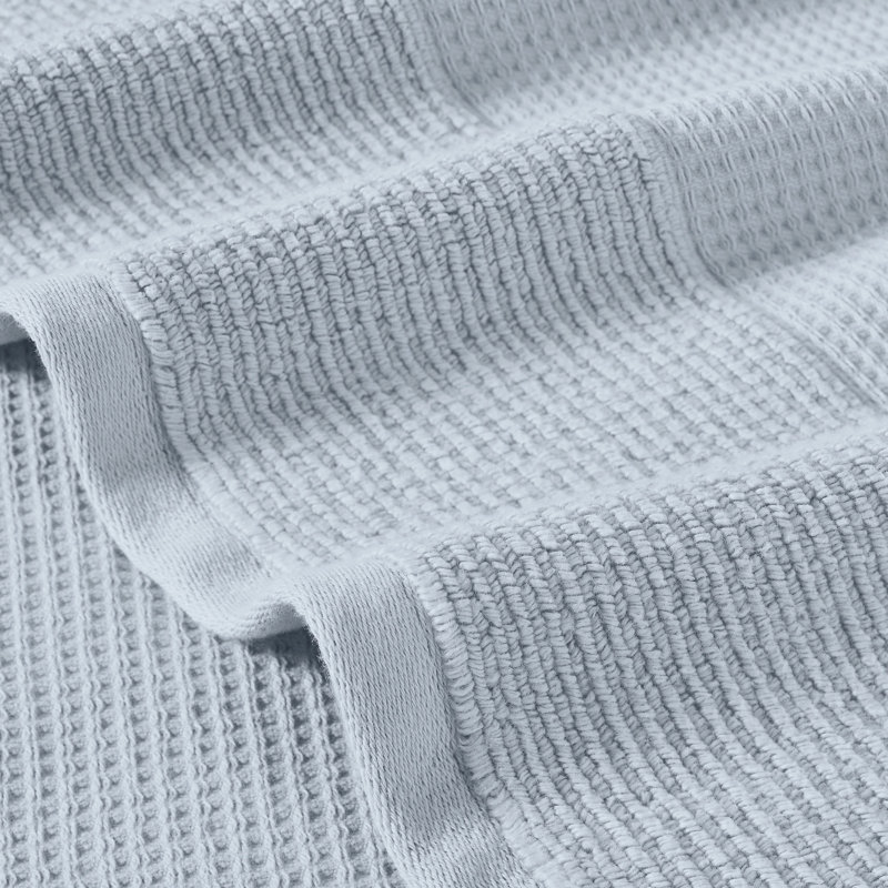 Ensemble de serviettes modernes en coton gaufré 6 pièces Modern, Air