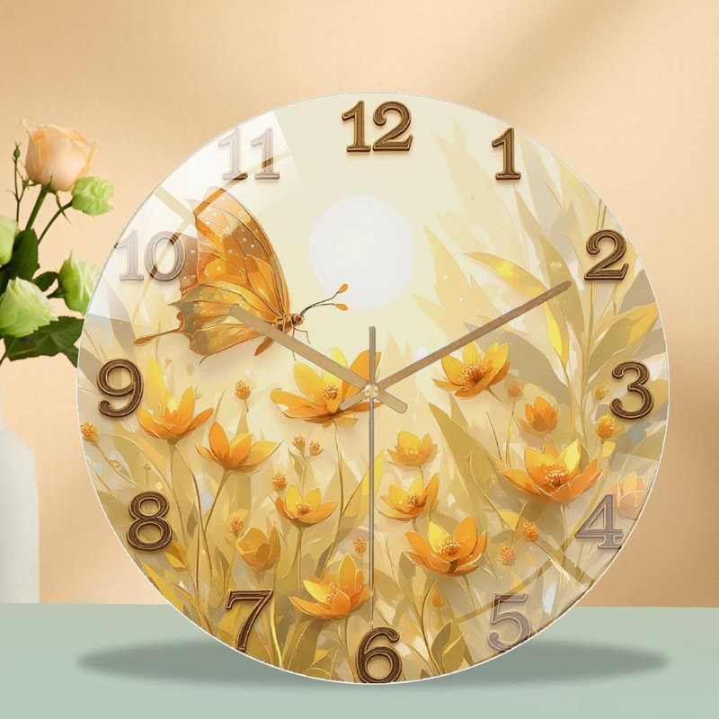 Horloge murale Butterfly