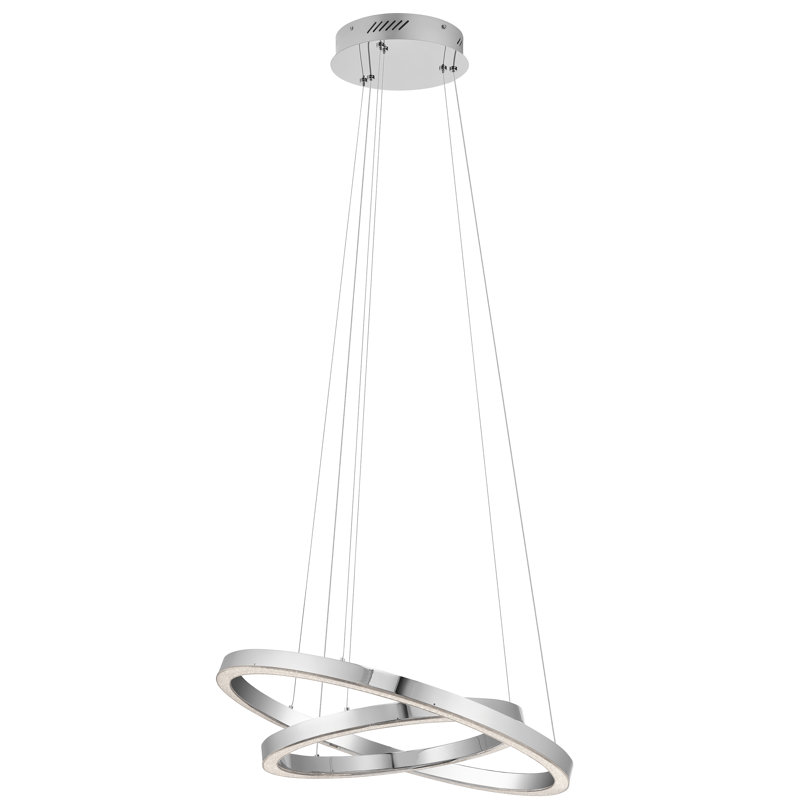 Lustre géométrique unique à 2 lumières Opus