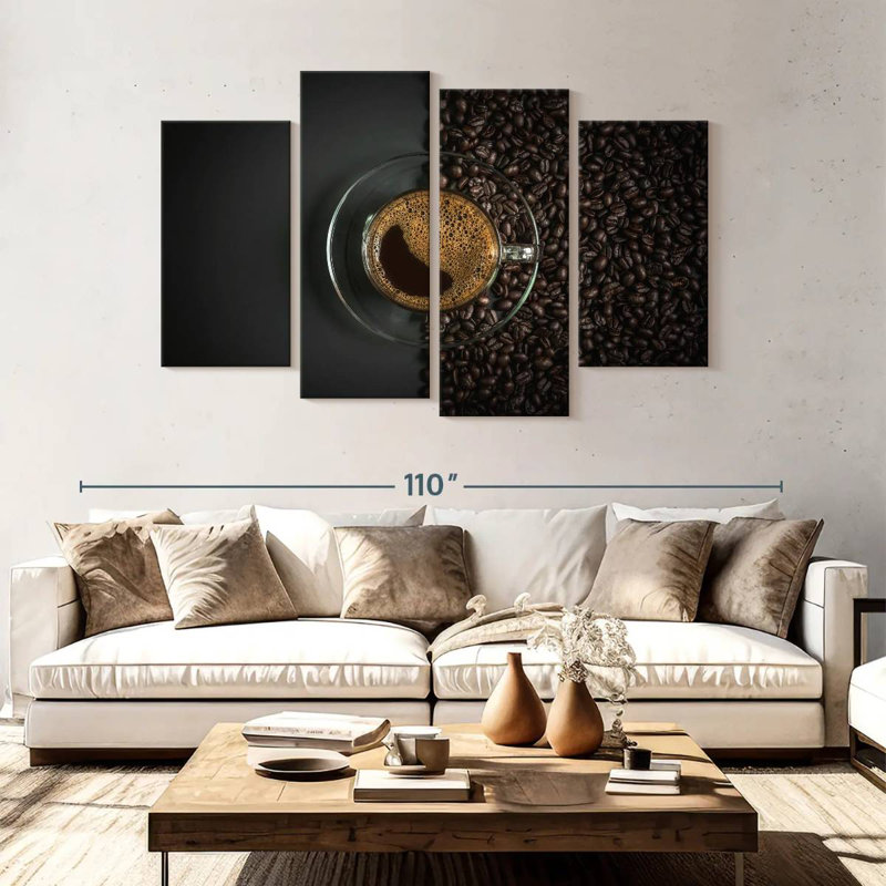 Yarlin Simple Coffee, 54" H x 84" W