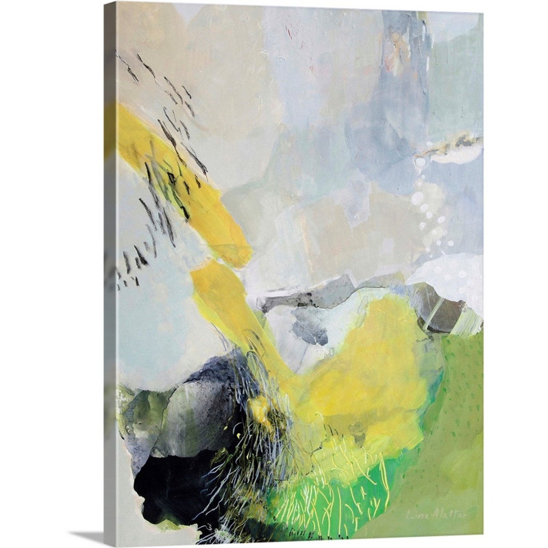 Reproduction d’art sur toile, "plus profonde que la pensée" par Lina Alattar, Toile tendue, H 16 po x l 12 po x P 1,25 po