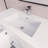 Irline 83.46 " W Freestanding Standard 1 Single Double Vanity Bathroom Vanity With Acrylic Top-850109934