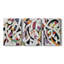 ABSTRACT Series LV III - Toile tendue sur mesure avec châssis - 3 pièces-2058955764
