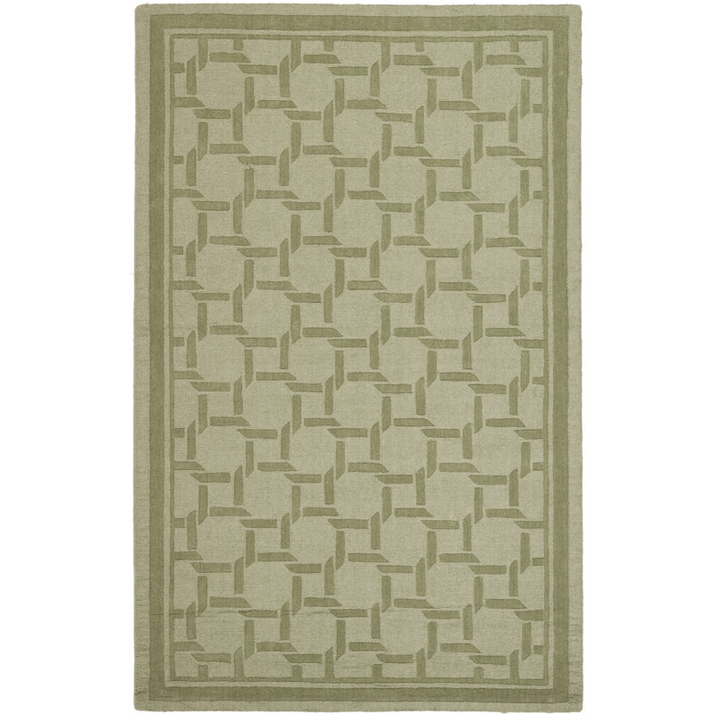 Resort Martha Stewart Hand Tufted Wool Geometric Rug, Rectangle 5' x 8'