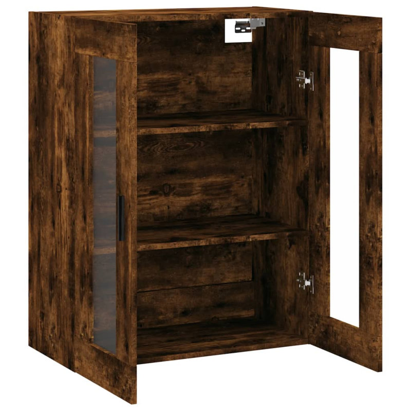 Huetter Bathroom Cabinet, Smoked Oak