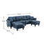 Canapés modulaires rembourrés 3 pièces Aindrea-666795238