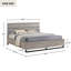 Ensemble de chambre à coucher standard 6 pièces Alvear-1864026987