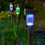 Silver Low Voltage Solar Powered Integrated LED Pathway Light Pack