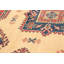 Tapis de couloir en laine noué à la main de conception unique 5 pi x 17 pi 1 po Deventer Tapis décoratif de couleur crème/rouge