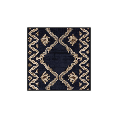 Machine Washable Gray Area Rug