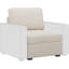 Grand fauteuil de rangement monoplace en chenille sans accoudoirs pour canapé modulaire - 2-418671554