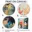 Vibrant Coral Reef I - Beige, reproduction d'art moderne sur toile 2 pièces-114714649-114714659-114714657