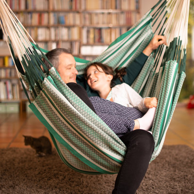 Chaise hamac en coton Habana