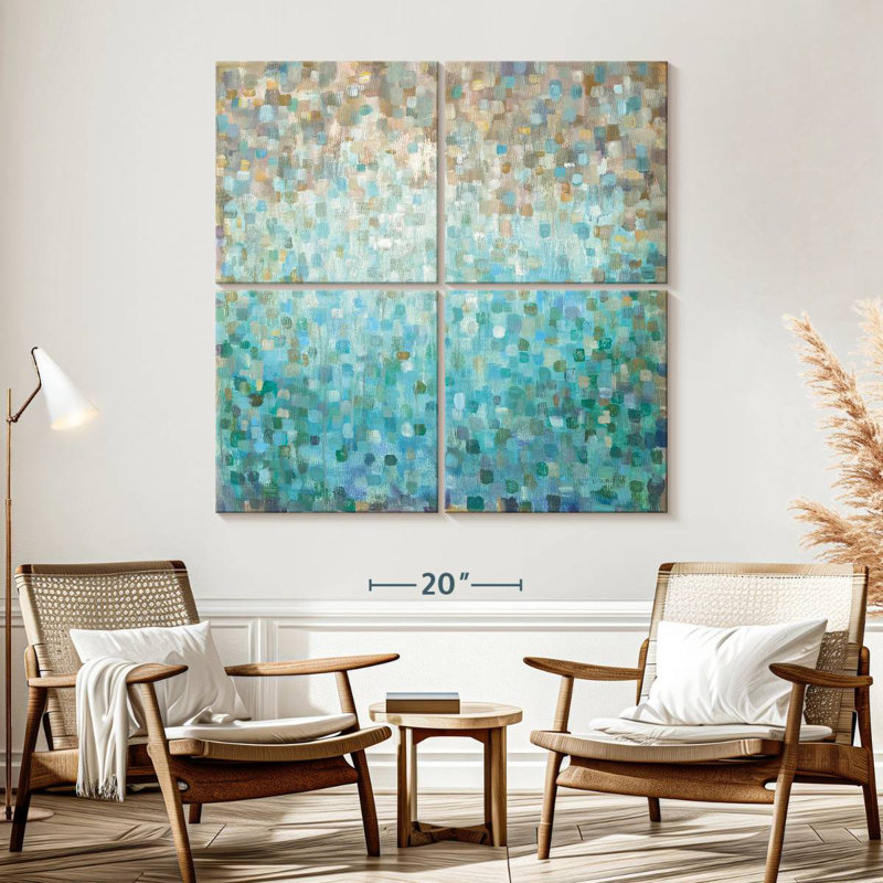 Blocked Avery, 57" H x 57" W