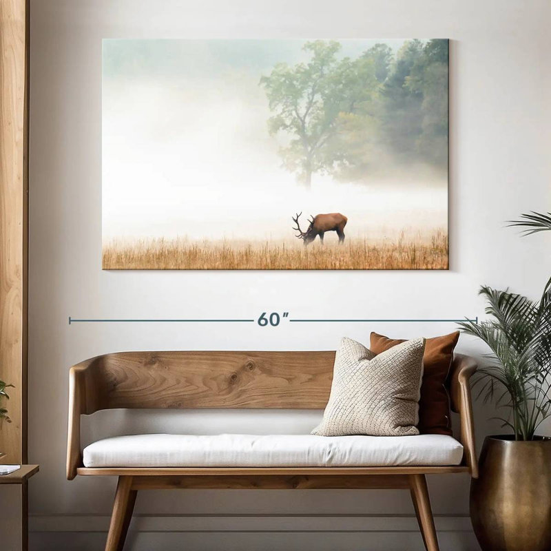 Cataloochee Elk, 34" H x 51" W