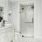 Pirouette 36-42" W x 72" H Pivot Frameless Shower Door with 3/8" Clear Glass-99102858