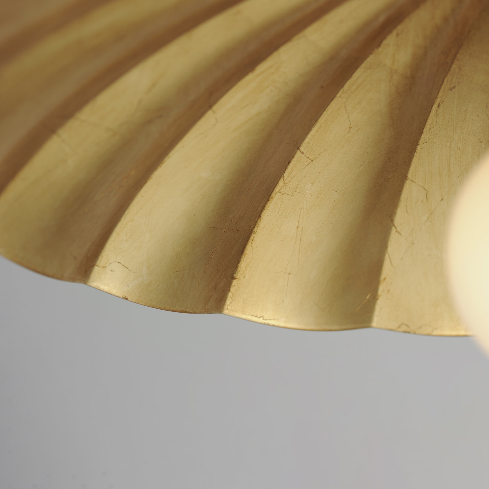 Granduca Single Light Steel Gold Pendant, Black
