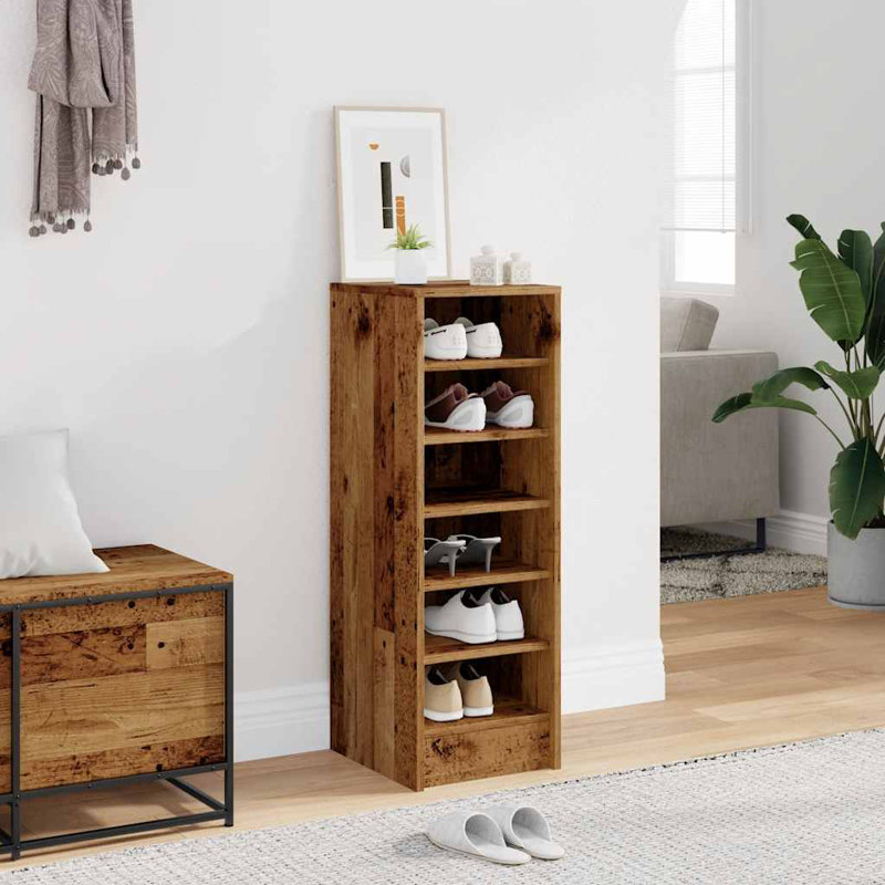 Shoe Cabinet 31.5x35x90 cm Engineered Wood, Old Wood