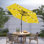 Parasol de marché éclairé 90 po Doras