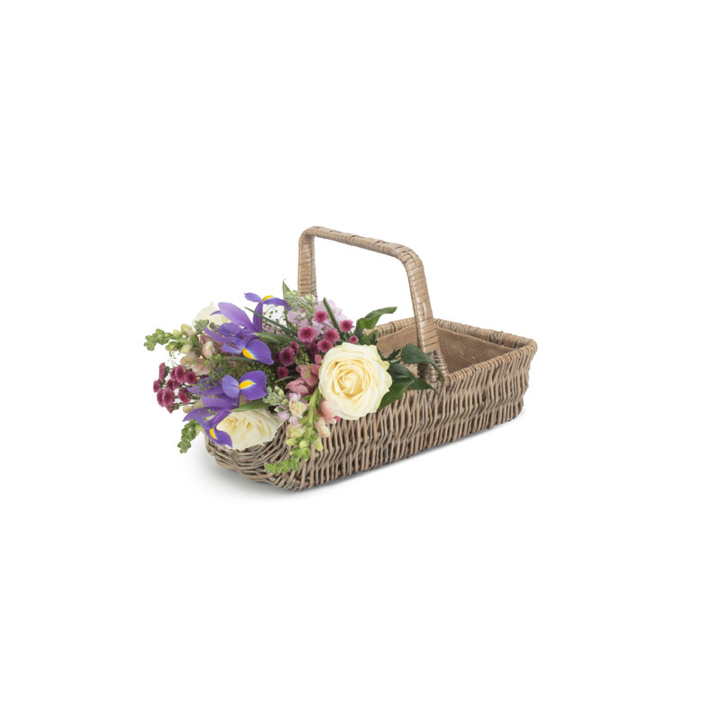 Dina Willow Garden Basket Trug, Medium