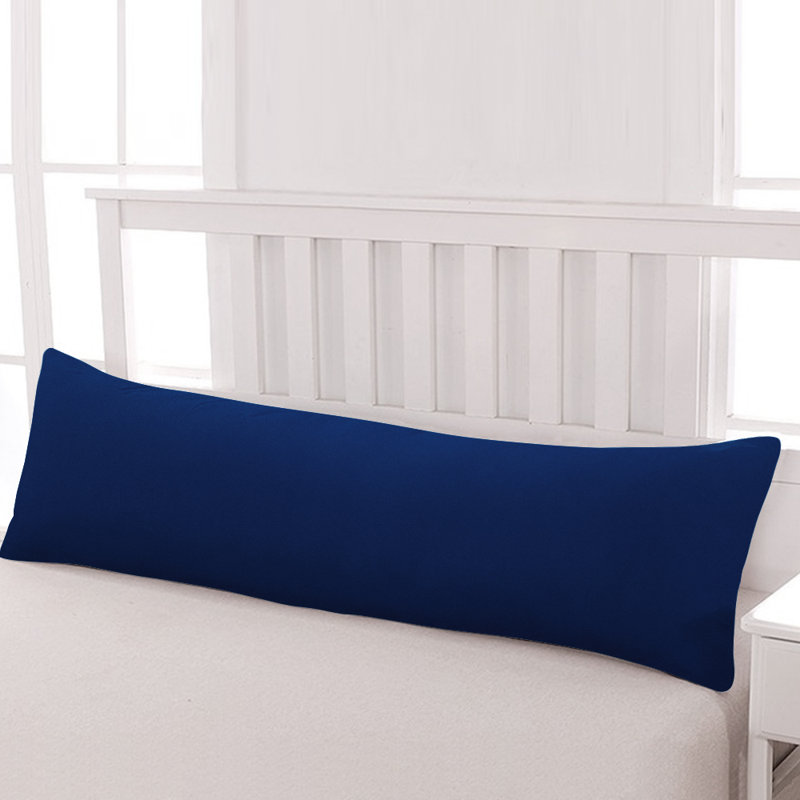 Body Pillow Cover, 1800 Brushed Microfiber Body Pillowcase with Envelope Closure - 20x54 Inches - NTBAY, Navy Blue, 1