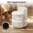 Upholstered Velvet 360° Swivel Storage Vanity Stool No Assembly Needed-1243018900