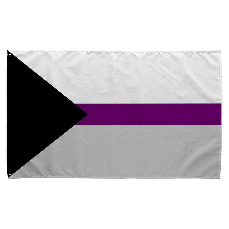Drapeau de la fierté demisexuelle — Drapeau