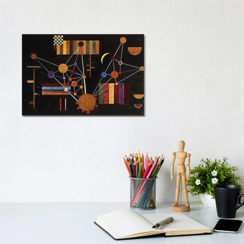 Network Seen From Above, No.231 by Wassily Kandinsky - Gallery-Wrapped Canvas Giclée on Canvas, 20.32 cm H x 30.48 cm W