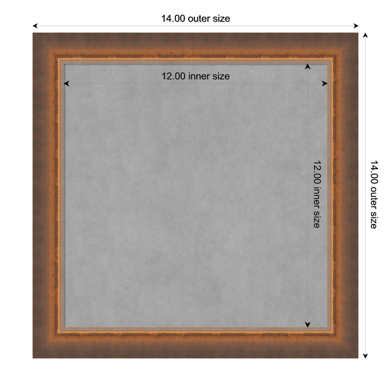 Elanni Magnetic Metal Magnetic, 14" H x 14" W