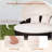 Patio Round Daybed Pe Rattan Cushioned Sectional Seating With Retractable Canopy