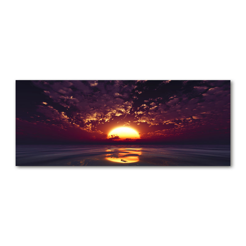 Sunset - Wrapped Canvas Print