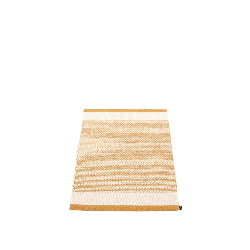 Rug EDIT Ochre/Vanilla/Beige Metallic 4.5 x 6.5 ft, Rectangle 4'6" x 6'6"